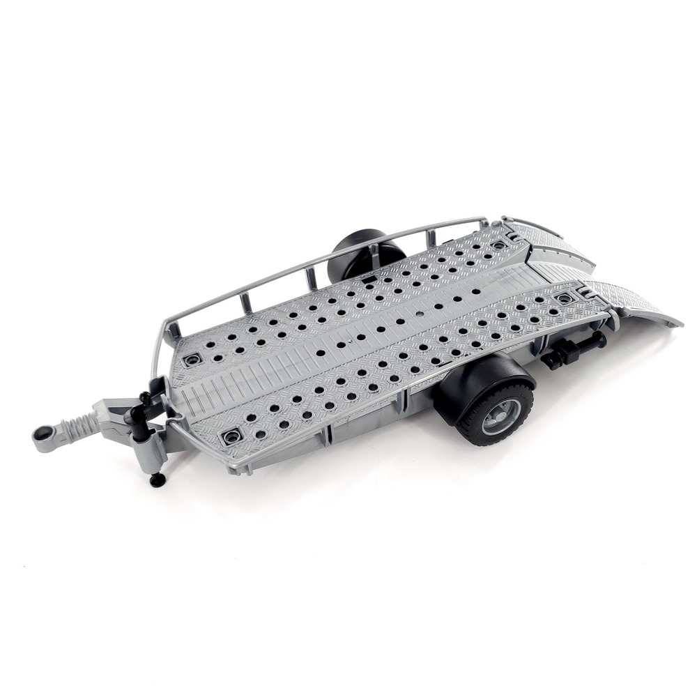 Bruder 1/16 Scale Single Axle Trailer w/ Ramp 42926 No Wheel Chocks